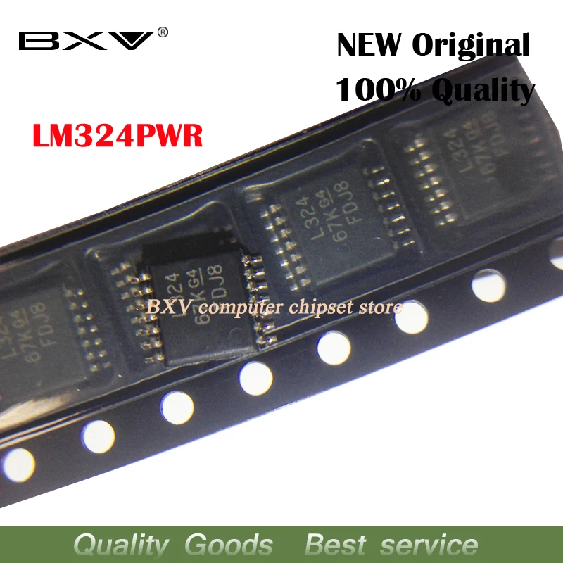 10pcs/lot LM324PWR LM324 L324 SOP14 TSSOP14 new original Free shipping | Электронные компоненты и принадлежности