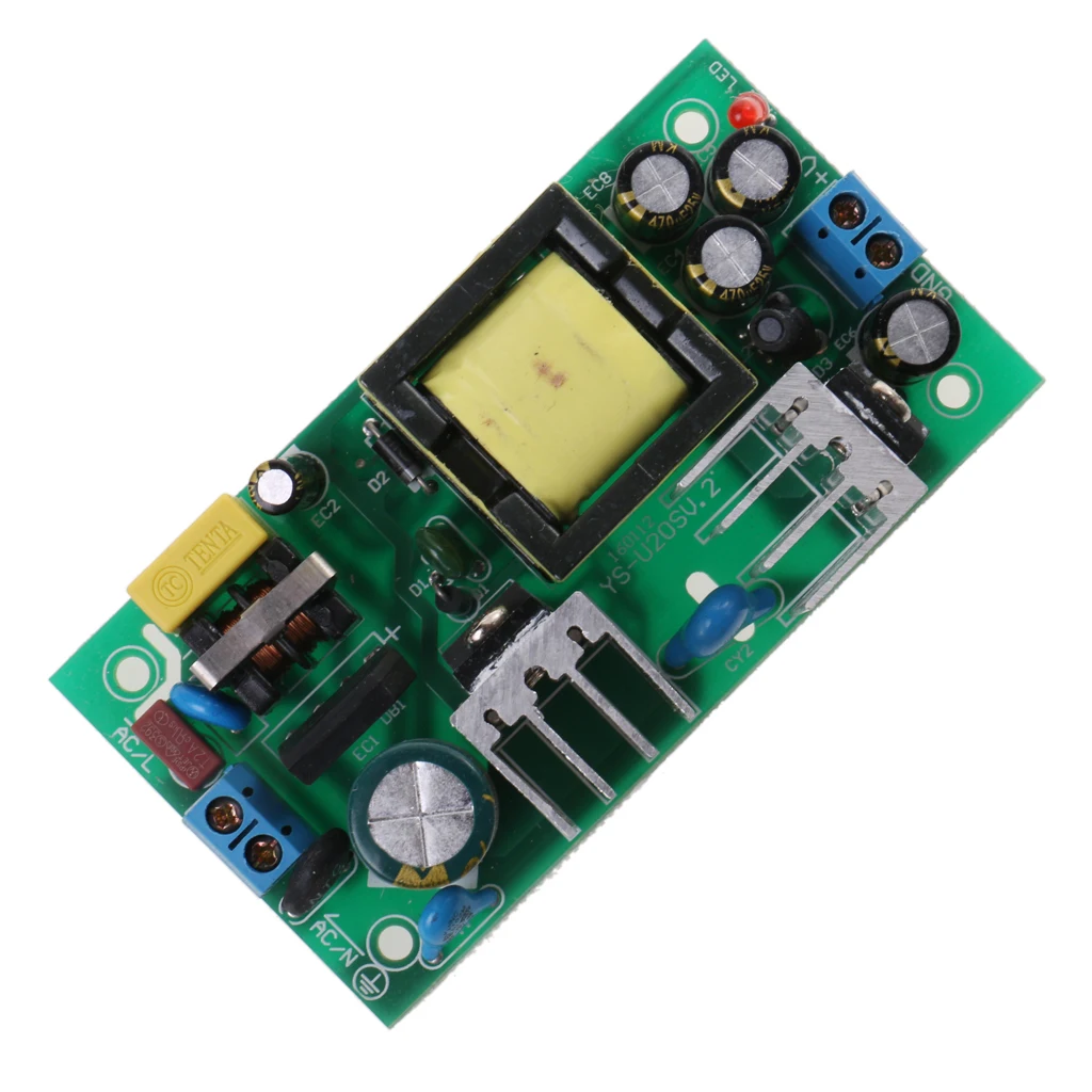Высокая эффективность 12V 2A Импульсный блок питания Регулятор модуля