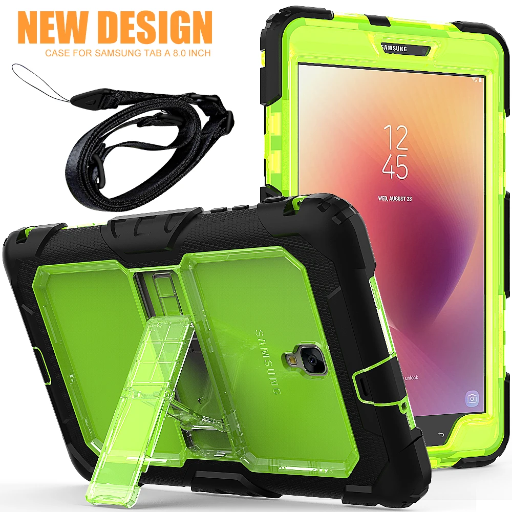 Чехол для Samsung Galaxy Tab A 8 0 2017 T380 T385 Shockproof Heavy сверхмощный ударопрочный детский чехол