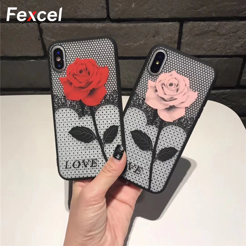 Fexcel роскошный мягкий термополиуретановый чехол для телефона iPhone 5 5S SE X случае