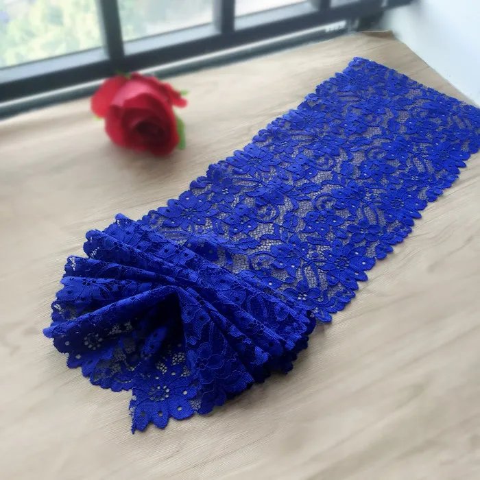 3 метра эластичная кружевная швейная лента Royalblue гипюровая отделка или тканевая
