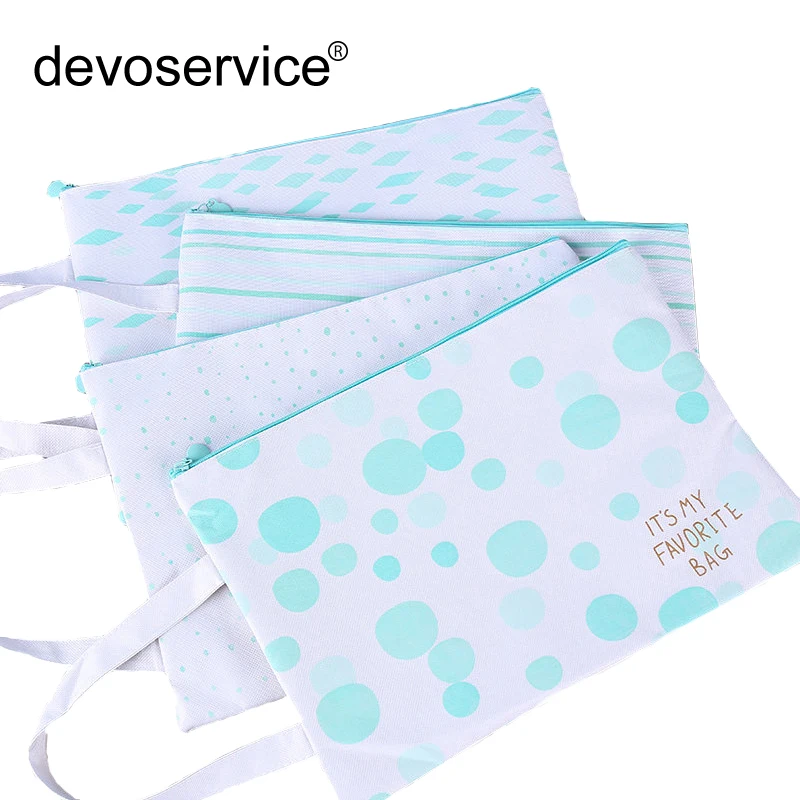 Green Mood Oxford Canvas A4 Держатель для документов Многофункциональная Сумка офисный