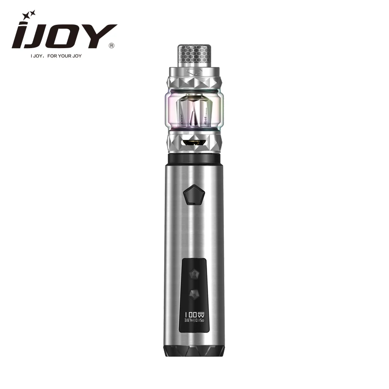 Оригинал IJOY SABER 100 Вт комплект с 5 мл Diamond Subohm Tank Saber MOD электронная сигарета вейп