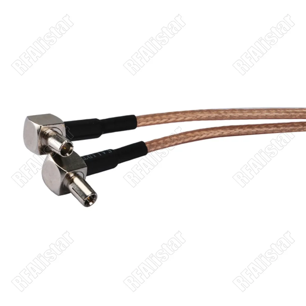 10 шт. SMA папа к Y Тип 2 x TS9 штекер правый угол сплиттер Сумматор кабель Pigtail RG316 15 см/20