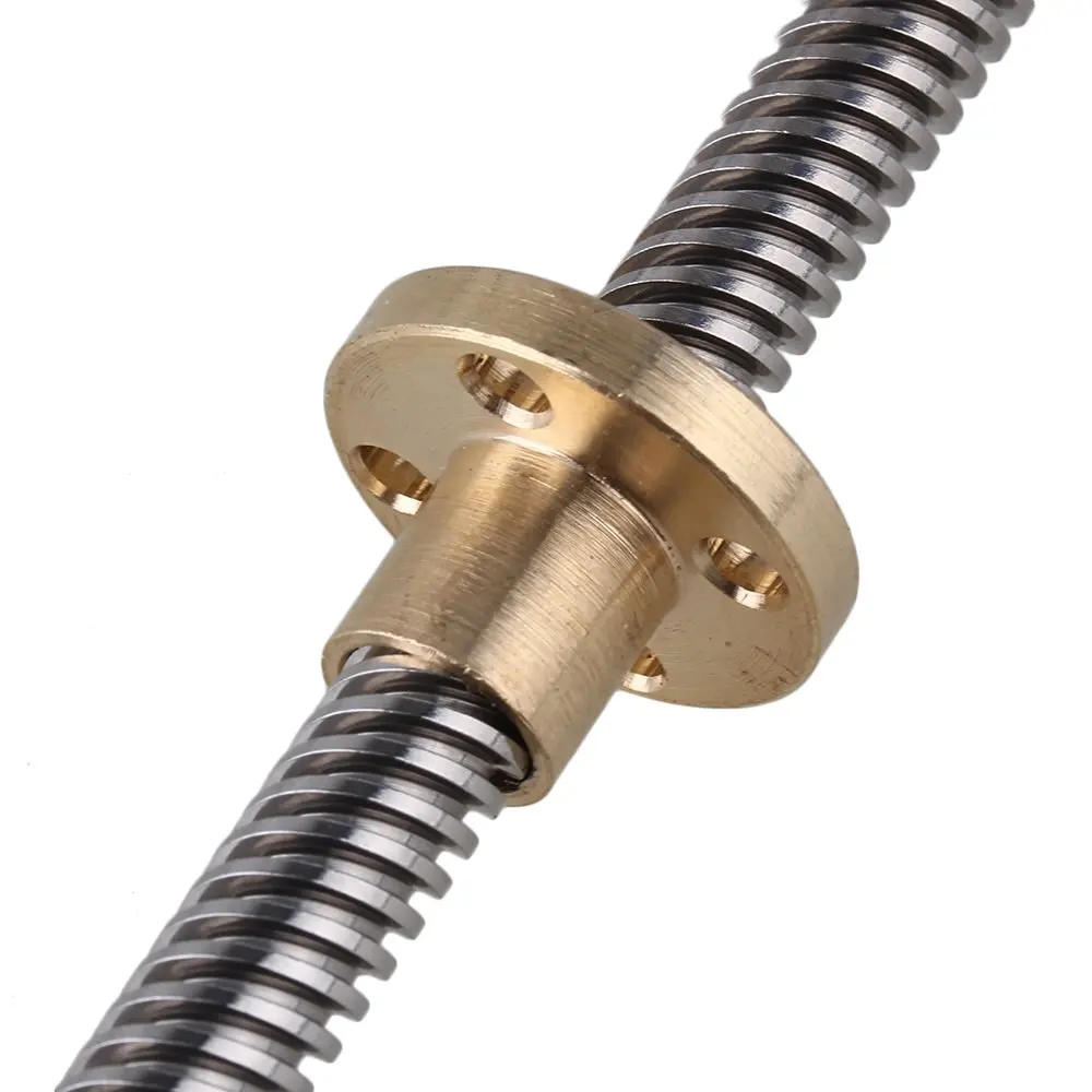 450 мм длина 8 свинцово-винтовой стержень из нержавеющей стали с гайкой оси Z для 3D
