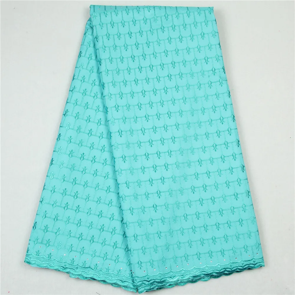 2018 African Swiss Voile Lace High Quality Wedding Fabric 100% Cotton In Switzerland With Stones F84-2 | Дом и сад