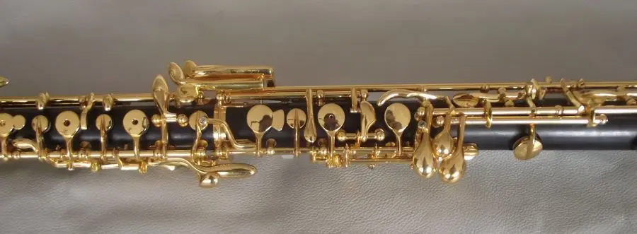 Отличный полуавтоматический Эбеновое дерево oboe C Ключ позолоченный|Гобой| |