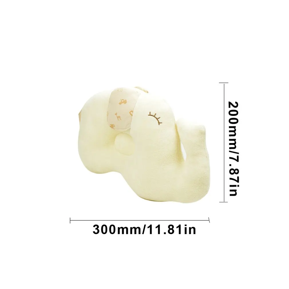 Детская Органическая цветная хлопковая подушка в виде животных детская для сна