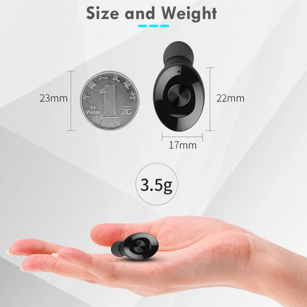 Мини TWS наушники беспроводные Bluetooth 5 0 с микрофоном HiFi стерео беспроводной