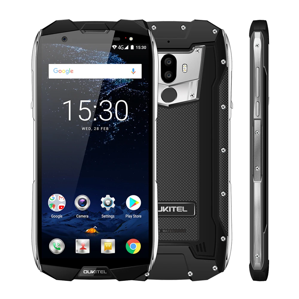 Oukitel WP5000 IP68 Водонепроницаемый отпечатков пальцев телефона 5.7 ''HD + 18:9 Экран 8MP