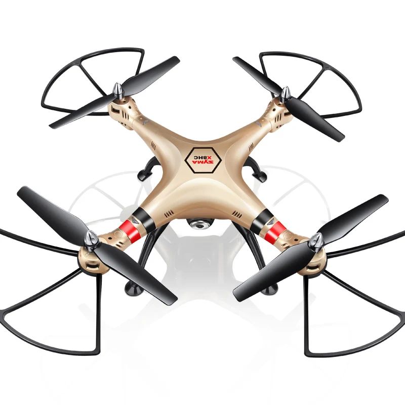 SYMA мигающий свет RC вертолет X8HC 2 4G 4CH Дроны с 0 МП HD камерой Квадрокоптер (SYMA X8C