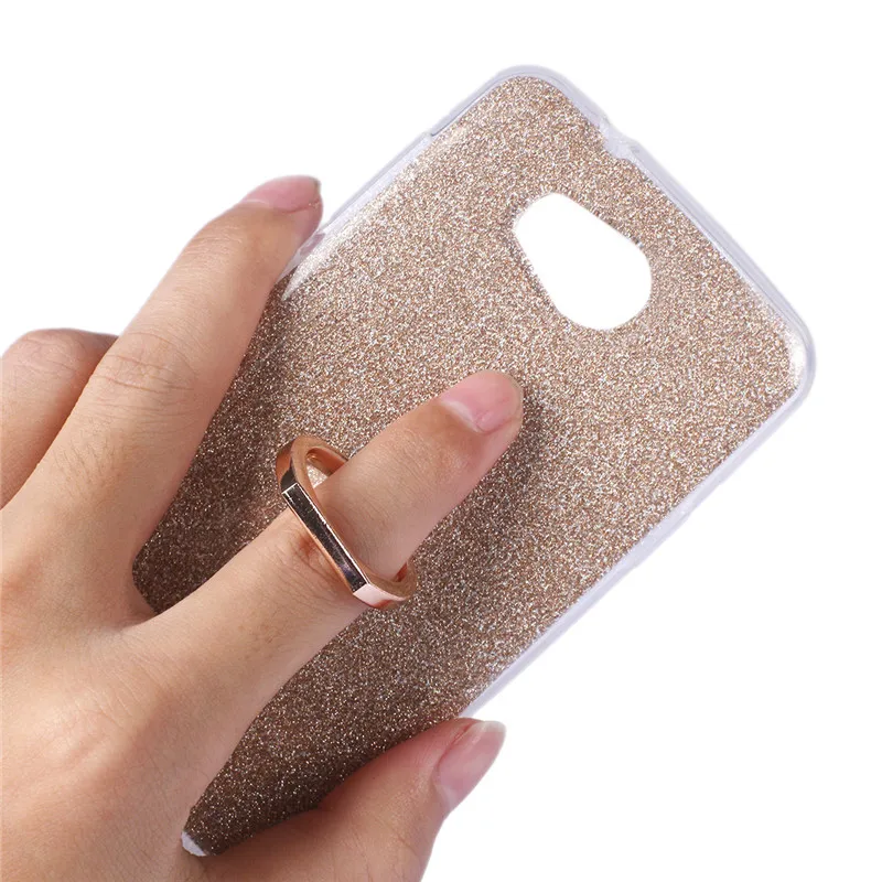 For Huawei Y3 II Case Flash powder 3D Relief Silicone Soft 2 Y3II Lua-L21 TPU With Ring Phone Bag |