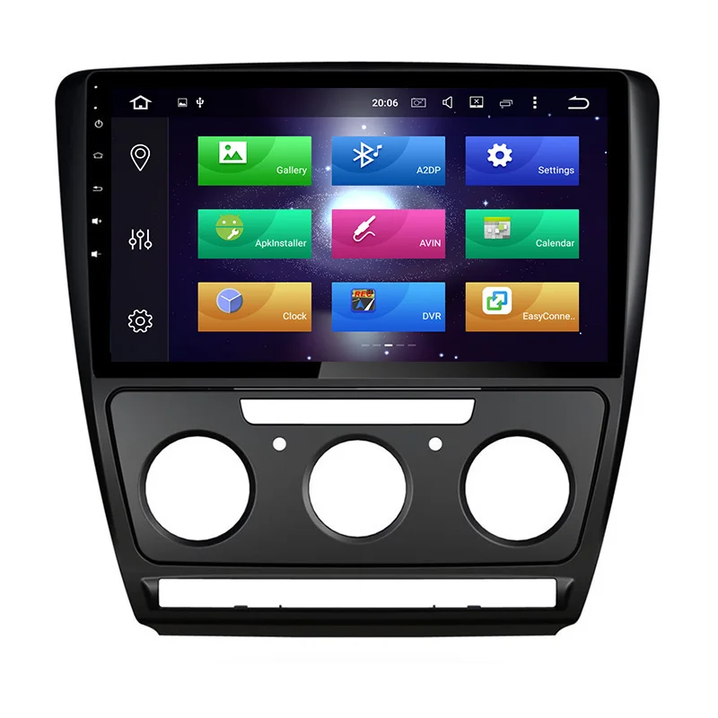 Aoluoya IPS 4 Гб ОЗУ 32 ПЗУ Восьмиядерный Android 8 0 автомобильный DVD GPS навигационный плеер