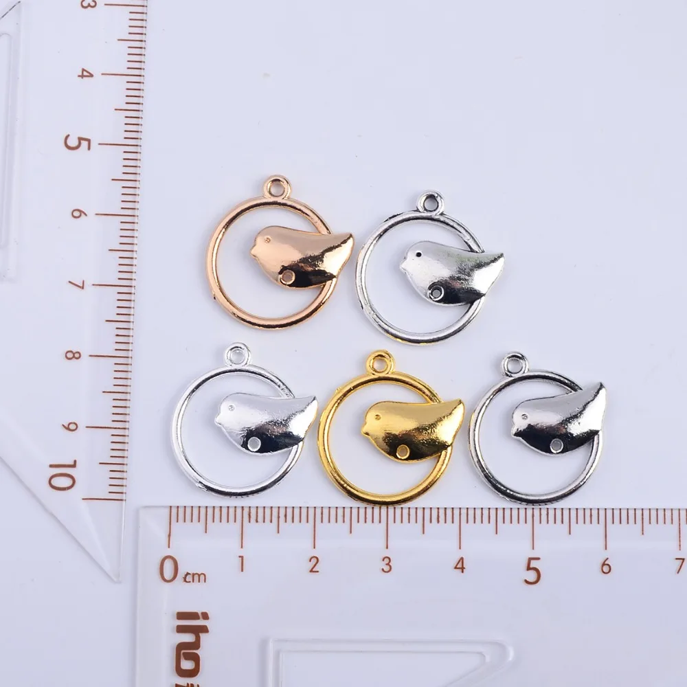 10pcs ZHU RU 18mm Hot sale Cute little magpie swallow birdie bird standing jewelry findings for DIY Fashion Necklace earring | Украшения и