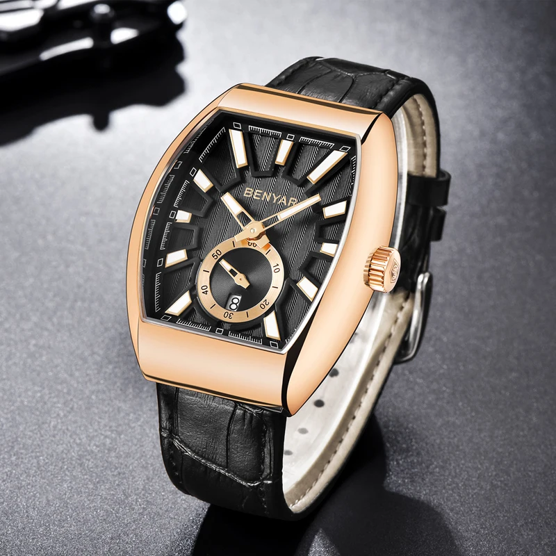 Reloj Hombre 2018 BENYAR новые роскошные брендовые кварцевые часы мужские