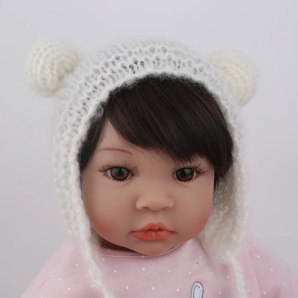 NPKDOLL Reborn Baby Doll Реалистичного малыш Boneca Menina 22 дюймов милый прекрасный