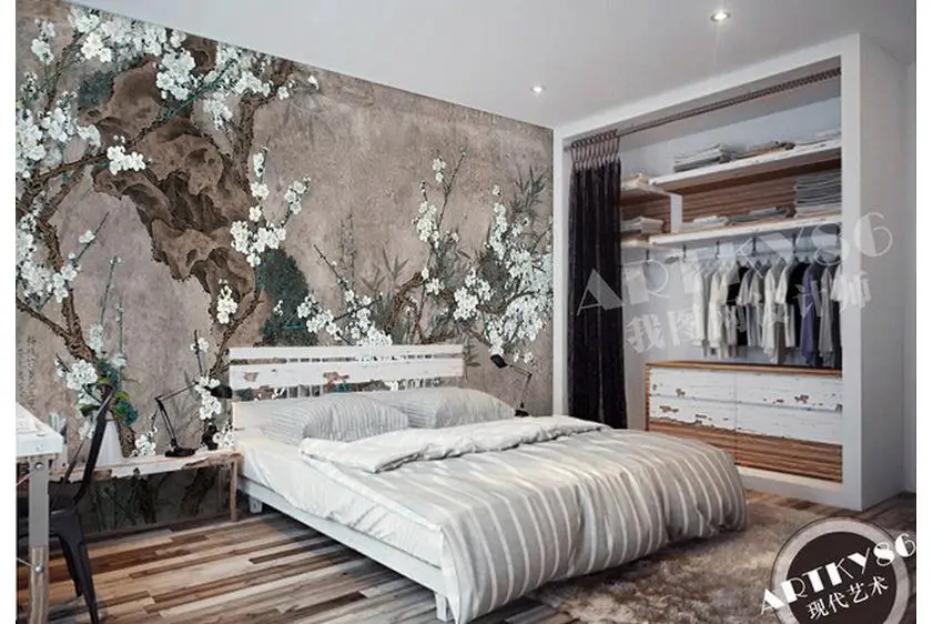 

3D wallpaper custom wall murals wallpaper tree mural Ou after old branches background wall painting 3d wallpaper for living room