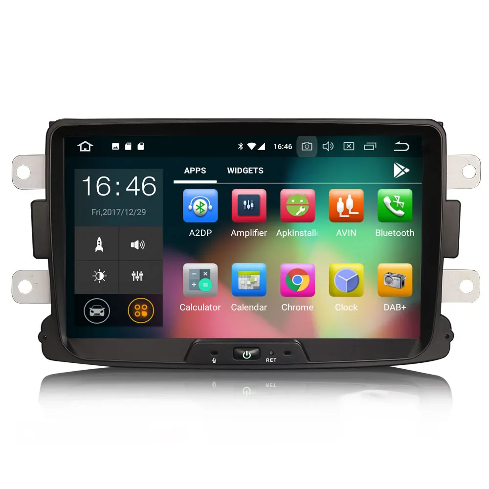 8 &quotAndroid 0 Oreo OS автомобильный мультимедийный навигации gps радио для Dacia Duster 2012 + и