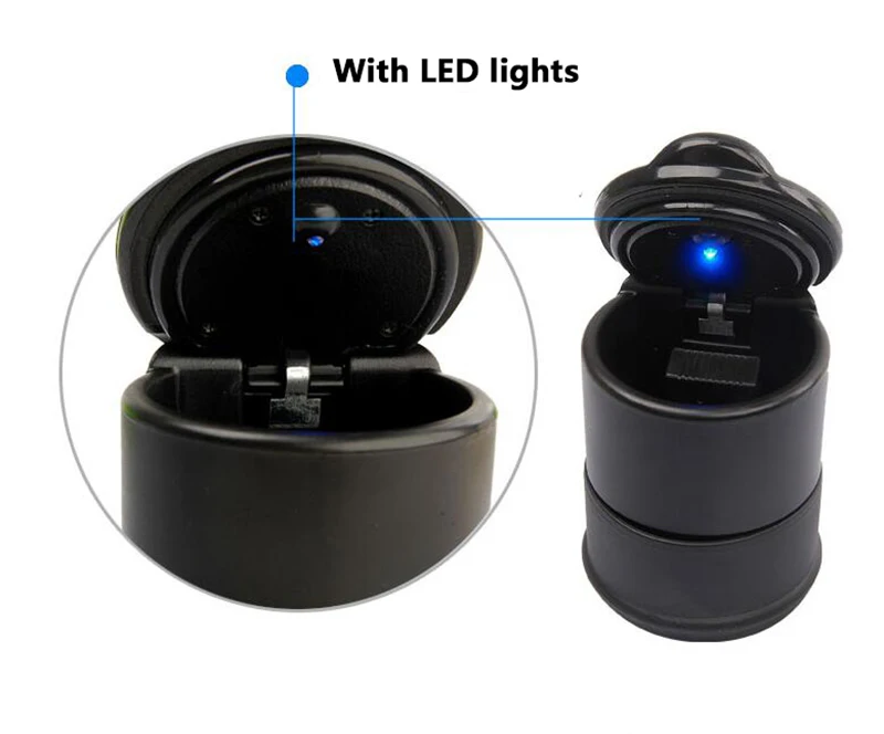 Пепельница для автомобиля грузовика светодиодный сигарет курьер сигарета