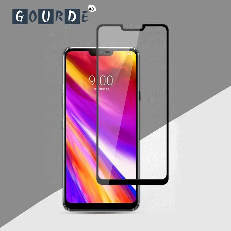 Закаленное 3d-стекло Gourde для LG g7 G6 G5 G4 V30 Edge полное изогнутое Взрывобезопасное