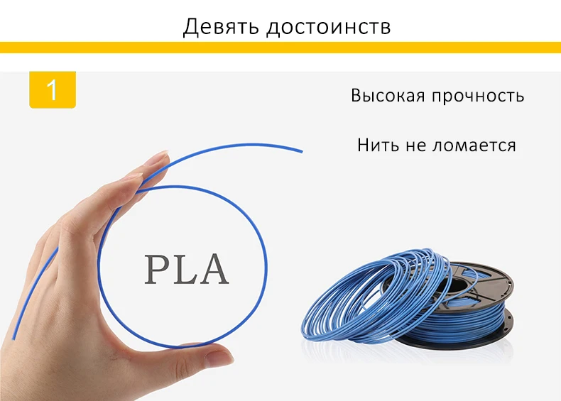 Филаментная пластиковая пла! ABS! HIPS для 3D ручки или 3D принтера/ пластик YOUSU/много цветов 1,75 мм 170m340 м/из России