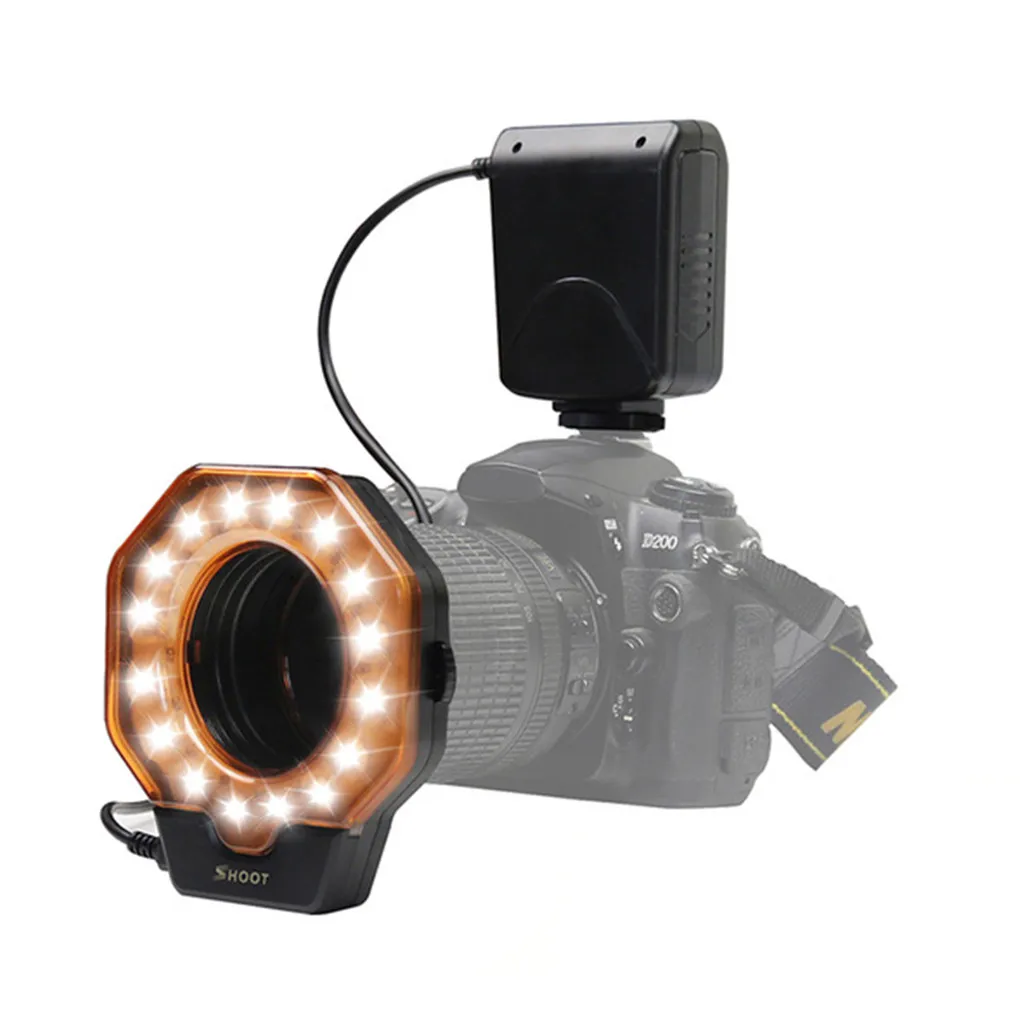 Кольцевой светодиодный светильник OMESHIN для макросъемки Вспышка Speedlite с