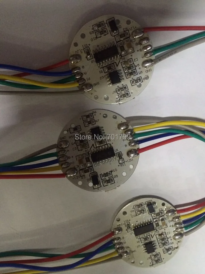 Светодиодная лента 12 в пост. Тока 6 шт. 5050 SMD RGB диаметр 38 мм 1 44 Вт не