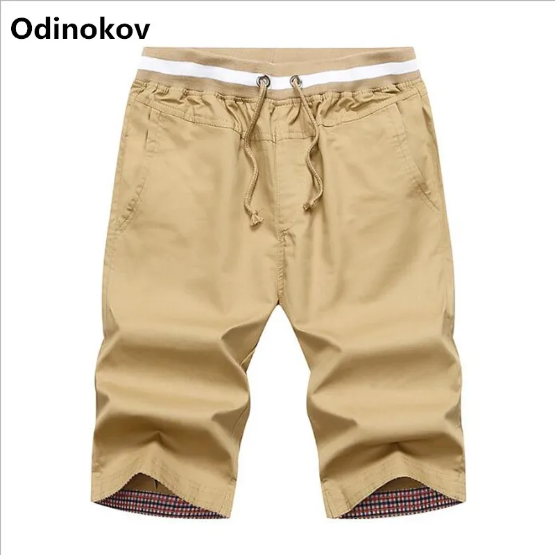 Летние шорты мужские модные хлопковые хит продаж пляжные бермуды новый бренд