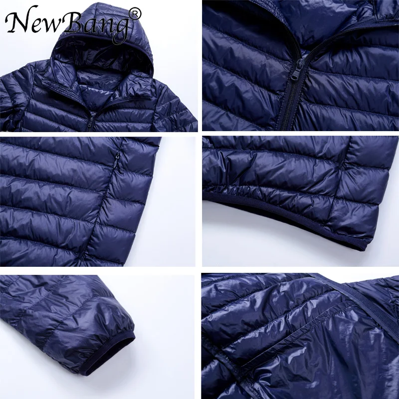 NewBang Plus 11XL 10XL 9XL Men's Down Jacket Ultra Light Down Jacket Men Windbreaker Feather Parka Man Winter Large Size Outwear