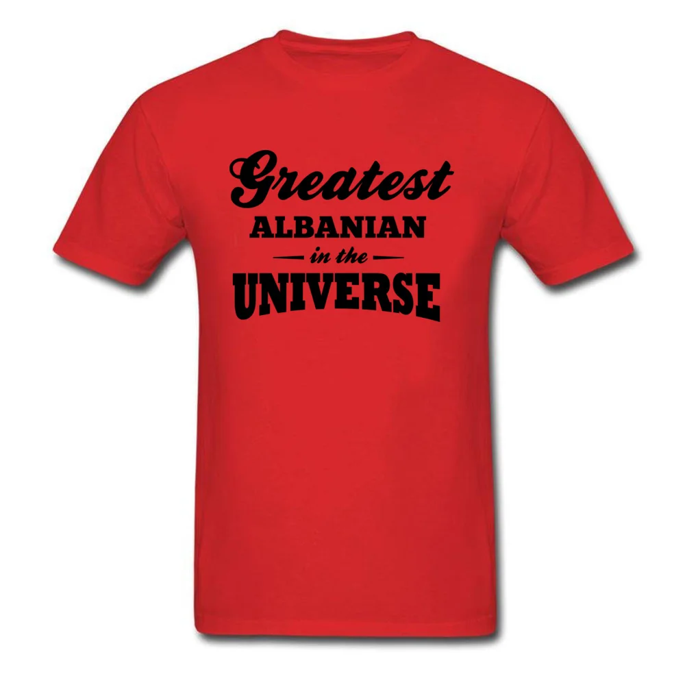 Мужская и женская футболка Greatest Albanian серая с буквенным принтом модная одежда