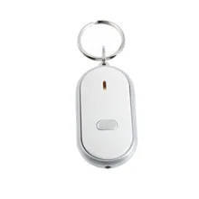 Свисток светодиодный светильник фонарь пульт ДУ со звуковым управлением Lost Key Finder Locator дистанционный брелок для ключей со свистком