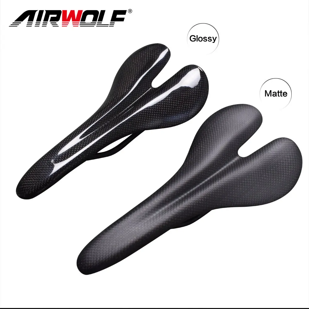 Airwolf полный T800 Углеродные седла для MTB/шоссейного велосипеда седло легкое велосипедное седло