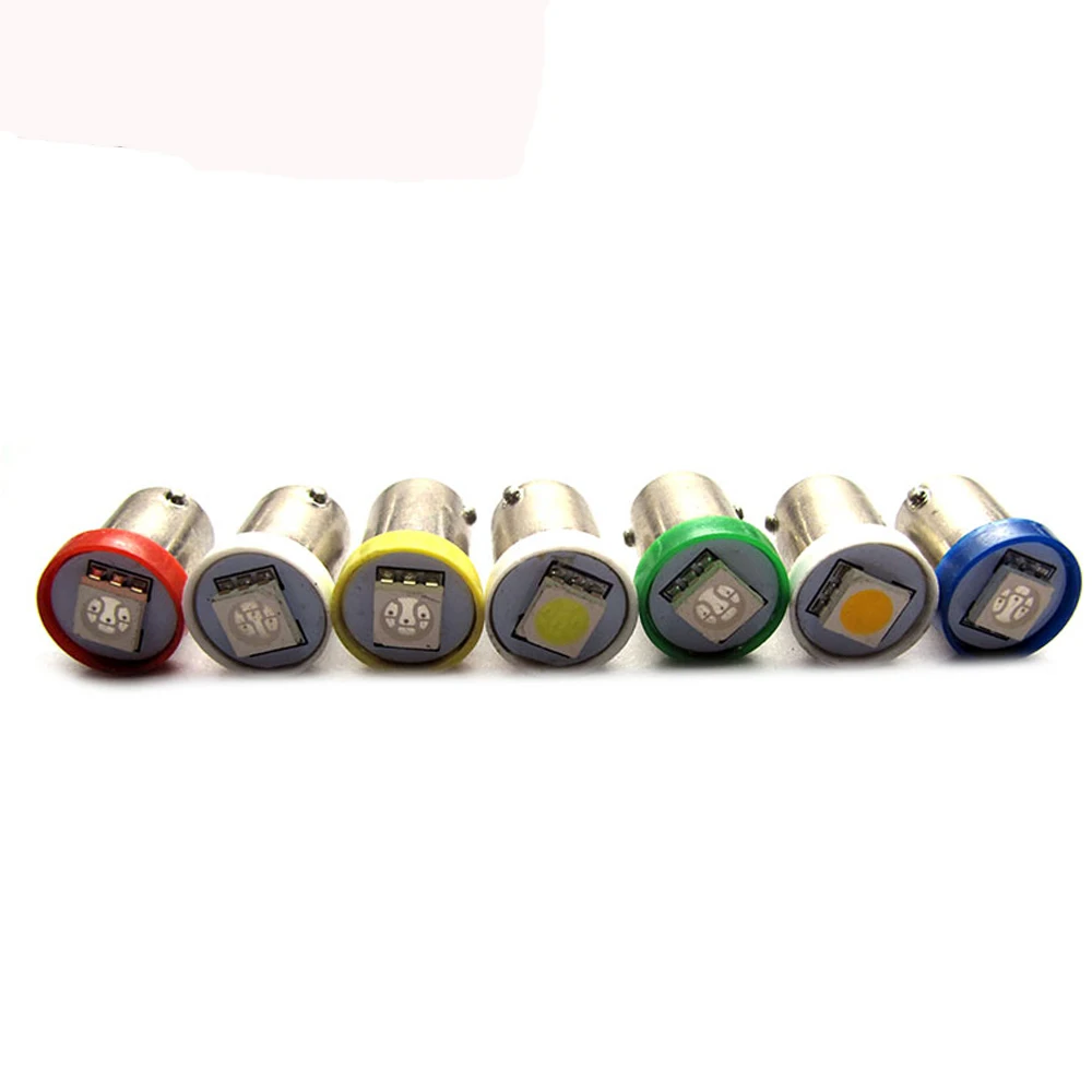 50 шт. 6 3 В переменного тока Ba9s #44 #47 байонетная база пинбол led 5050SMD без привидения