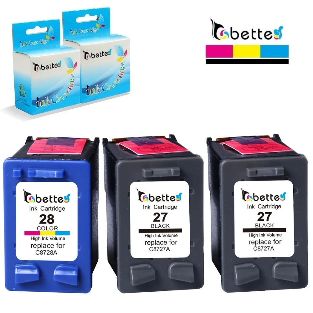 Картридж для принтера HP 27 28 hp Deskjet 3320 3325 3743 3744 3745 3748 3845 3847 3848 4212 4215 PSC 1315|ink