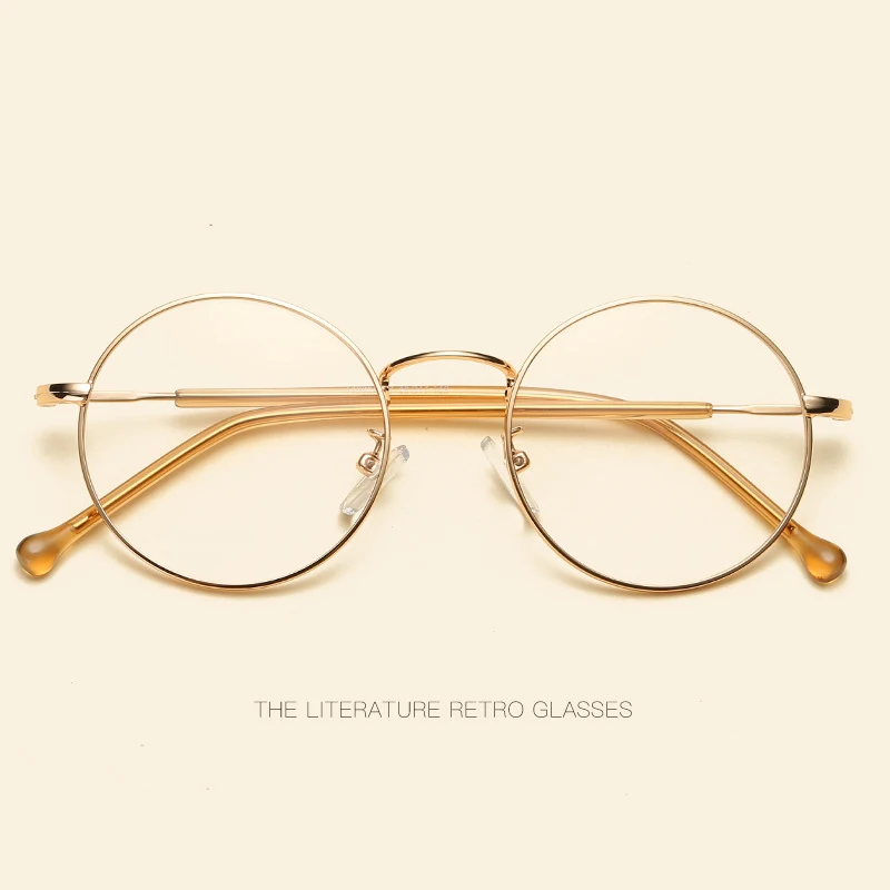 Модные круглые оправы для очков NOSSA модные мужчин и женщин ретро оптическая