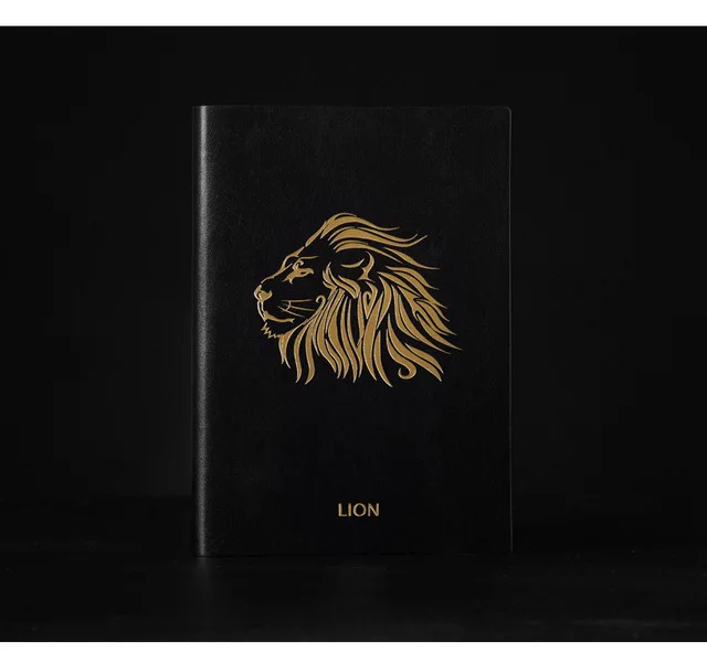 LION Записная книжка А5, органайзер для строгальных аппаратов, еженедельная ежедневная книжная бумага для журнала, офиса, бизнес-школы, канцелярские принадлежности, подарок - Цвет: LION