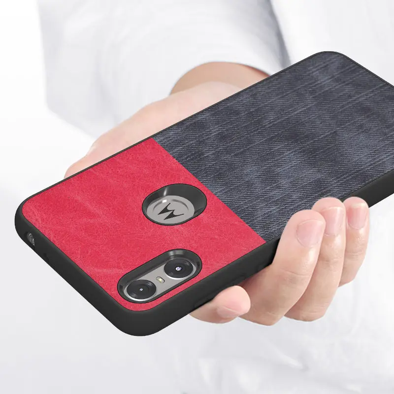 SRHE чехол для Motorola Moto One P30 Play джинсовая Мягкая силиконовая задняя крышка Play/Moto XT1941 |