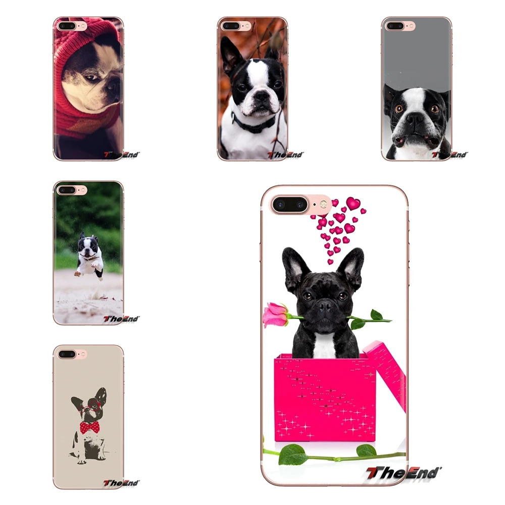 Для Xiaomi Redmi 4A S2 Note 3 3S 4 4X 5 Plus 6 7 6A Pro Pocophone F1 милый пес бостон терьер прозрачные мягкие чехлы.