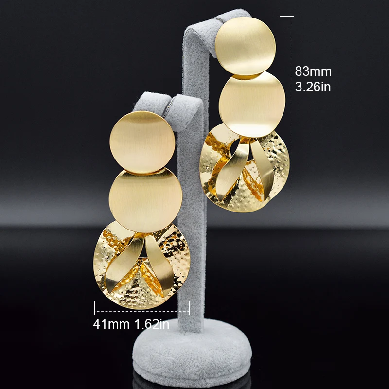 Sunny Jewelry классические ювелирные изделия большие серьги для женщин длинные