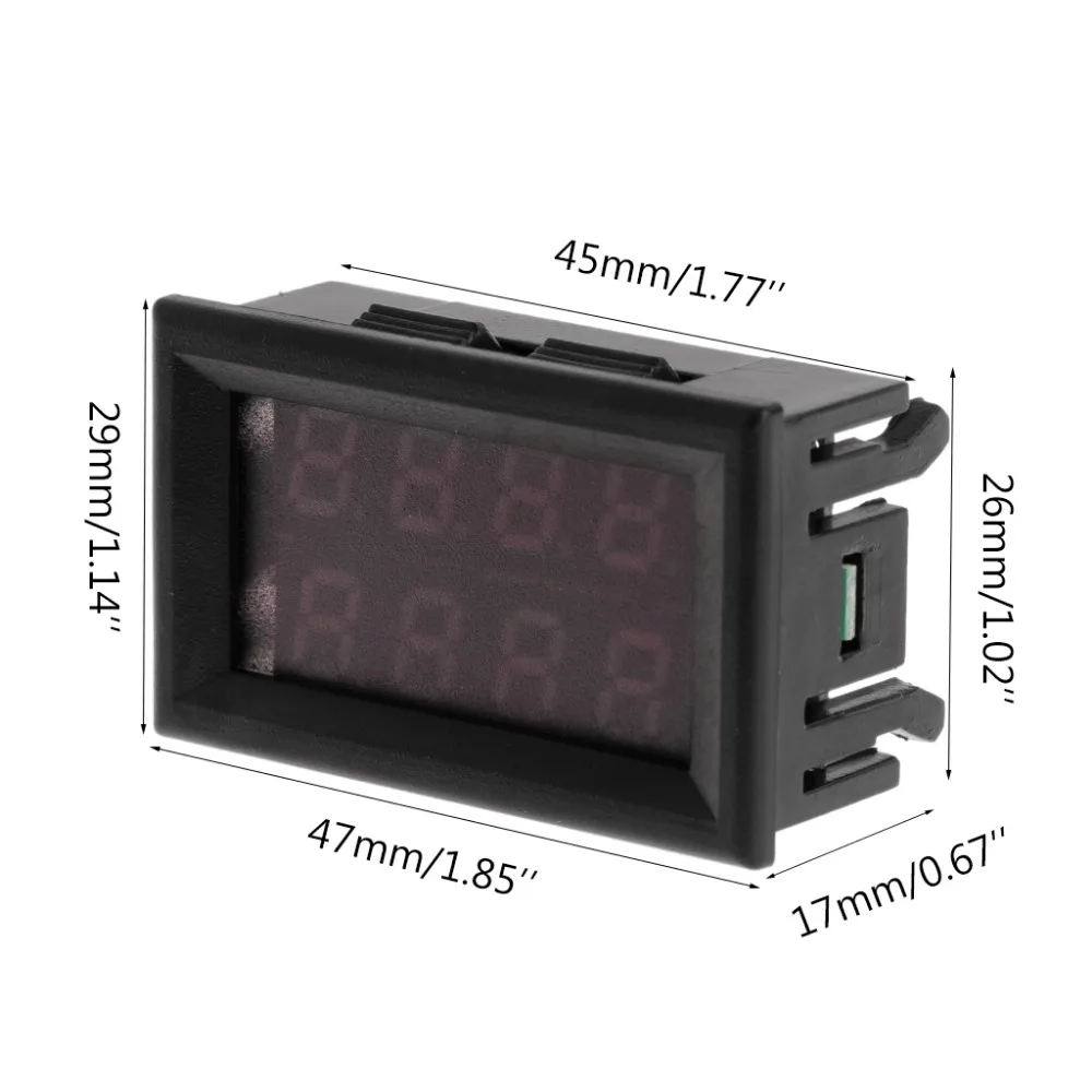 ANENG 0 28 &quotЦифровой DC 200V 10A Вольтметр Амперметр 4 цифры 5 проводов Напряжение