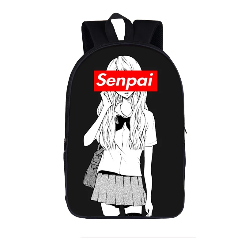 Лидер продаж 2021 школьные ранцы Sugoi Senpai Anime Waifu с персонализированным шикарным