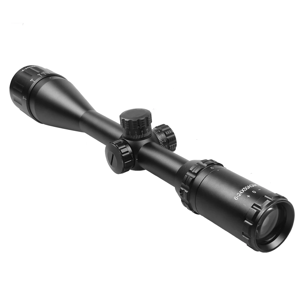 Горячий оптический прицел 6-24X50 прицел оптика прицел охота для Chasse Aim прицел пистолет Caza аксессуар
