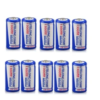 10pcs large capacity 3v 1300mah rechargeable lithium battery 16340 battery camera instrumentation cr123a rechargeable battery