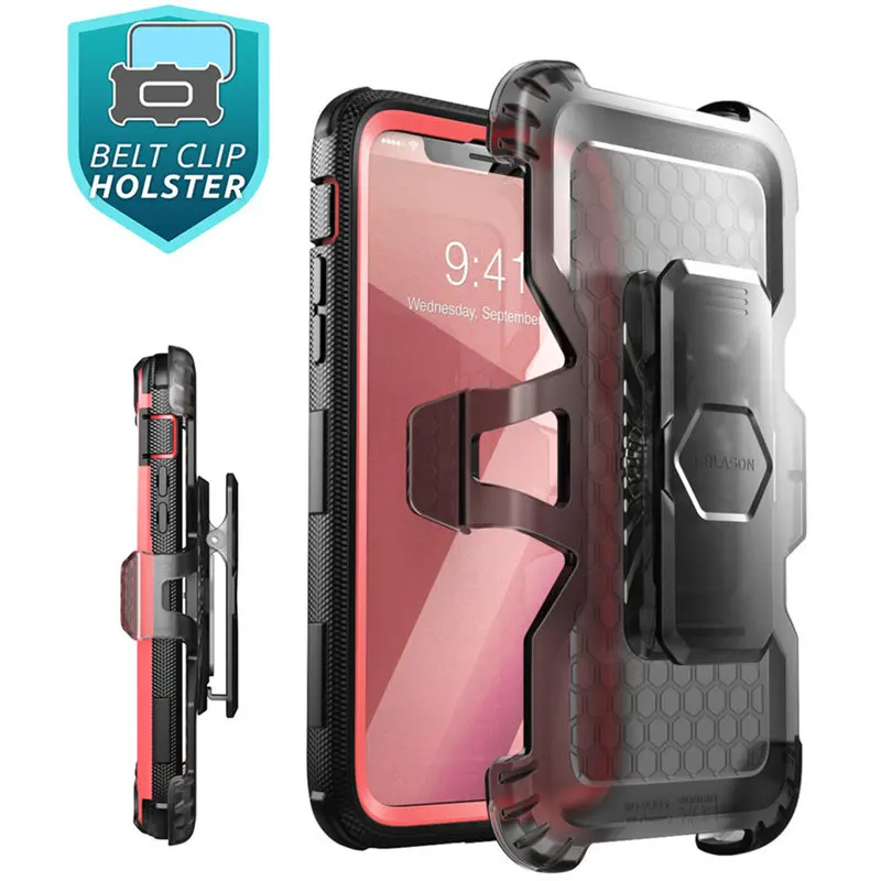 Чехол i-Blason Armorbox для iphone X Xs сверхпрочный противоударный чехол со встроенным