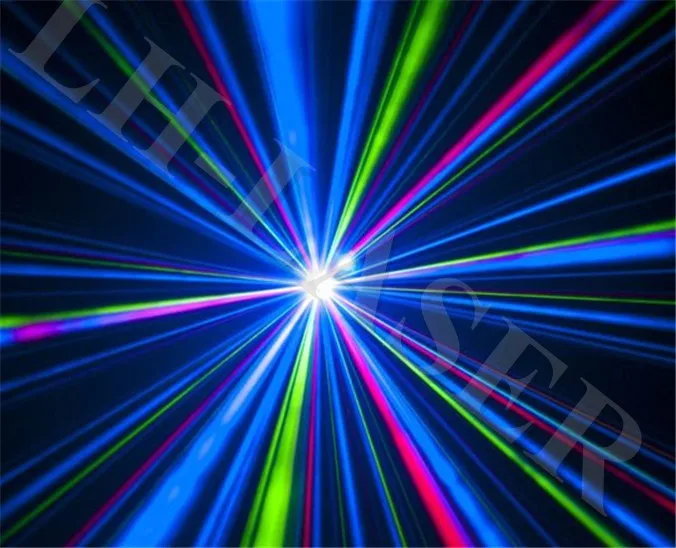 ILDA и PC управляемый лазерный светильник, проектор, RGB, красочное шоу, звездное небо, Рождественский Lazer светильник ing
