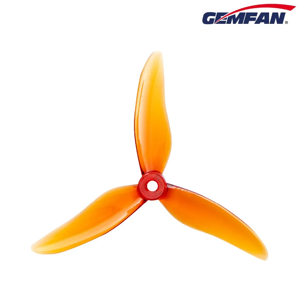 Orange 20 шт./10 пар Gemfan Hurricane 51499 три лезвия пропеллер реквизит для 2306 2207 двигатель RC мультиротор FPV 3 лезвия CW CCW пропеллер - Цвет: Orange