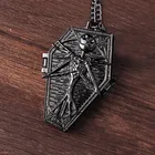 Новое поступление черныйСеребряный Джек Кошмар перед Рождеством ожерелье подвеска карманные часы для мужчин женщин лучший подарок искусственная кожа