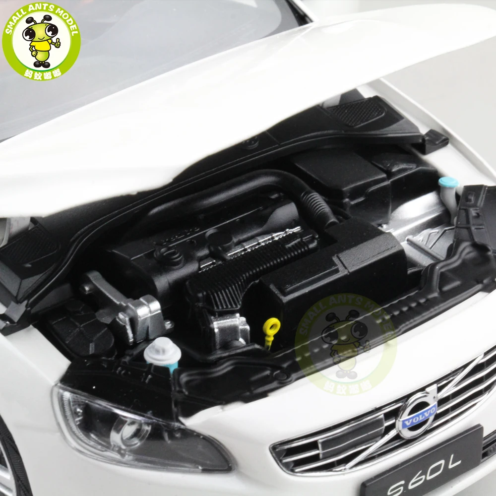 1/18 Volvo S60 S60L T5 литая модель автомобиля для мальчиков и девочек Коллекция подарков на день рождения хобби белого цвета