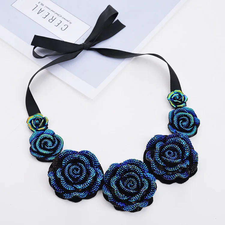 Новинка 2015 модное ювелирное изделие большая оранжевая смола Кристалл синий