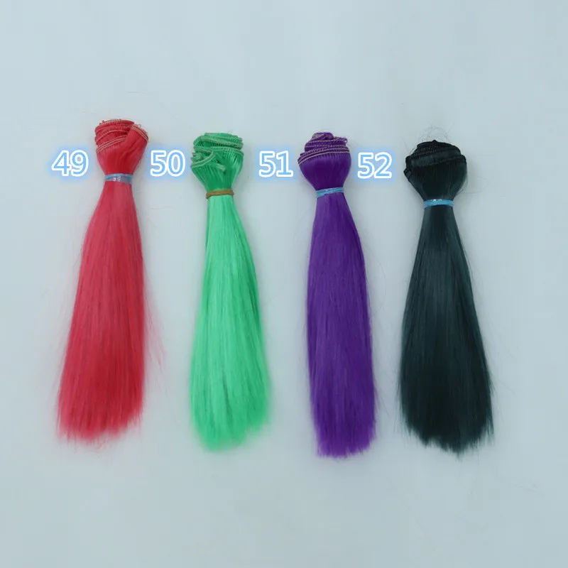 Парик Из прямых волос для кукол 15/25/30/35/50 см|doll hair|doll wigfor bjd |